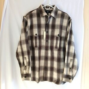 Banana Republic Plaid Flannel Shirt Cottagecore
